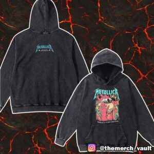 Night 1 Metallica M72 Philly North American Tour 23 May 2025 At Lincoln Financial Field Philadelphia PA Pop Up Exclusive Unisex Washed Hoodie