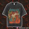 Full Shows Metallica M72 Philly North American Tour May 23-25 2025 At Philadelphia Pennsylvania Lincoln Financial Field Artwork By Tony Squindo Merch Unisex Two Sided Washed T-Shirt
