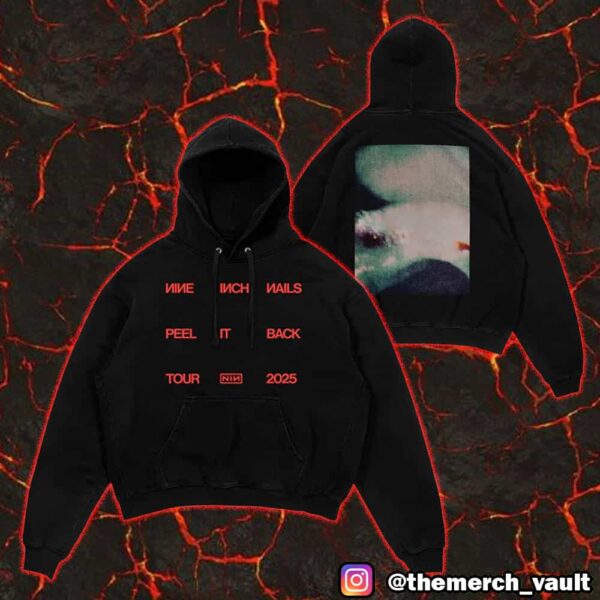 Nine Inch Nails Peel It Back Tour 2025 Tour Unisex Hoodie 01 Merch