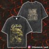 Black Flag European Tour 2025 Tour Dates Backprint Merch Unisex Two Sided Washed T-Shirt