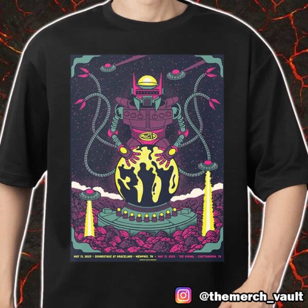 Official 311 Band Event Poster May 13 2025 At Soundstage At Graceland Memphis TN And May 15 2025 At The Signal Chattanooga TN Merch Unisex T-Shirt