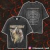 Official EMP Merchandise Motorhead 50th Gold Warpig Merch Unisex Two Sided Washed T-Shirt