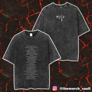 Official Elita Switchblade Merch Unisex Two Sided Washed T-Shirt