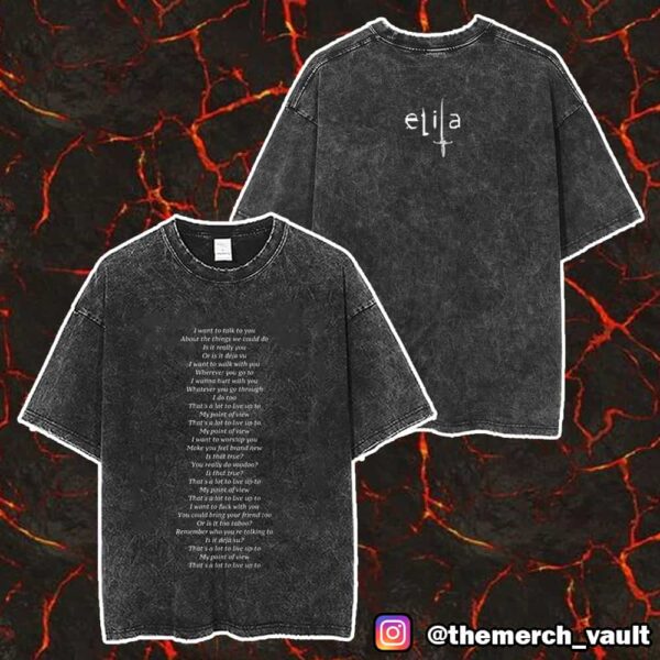Official Elita Switchblade Merch Unisex Two Sided Washed T-Shirt