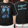 Official Epica Liberty Metal Forever And Ever United States Unisex T-Shirt Merchandise