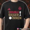 Official FC Bayern Munchen Deutsche Meisterinnen 2025 Adidas Logo Champions Commemorative Merchandise Unisex T-Shirt