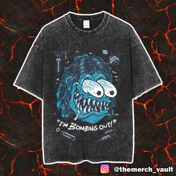 Official Jack White I’m Bombing Out Poster For The Commodore Ballroom Vancouver BC May 22 2025 Artwork By Gary Pullin Vintage Washed Unisex T-Shirt
