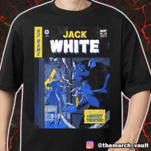 Official Jack White No Name Tour Posters For Night 2 Austin Shows By Johnny Dombrowski At ACL Live Moody Theater May 5 2025 Merch Unisex T-Shirt