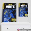 Official Jack White Posters For Both Austin Shows By Johnny Dombrowski At ACL Live Moody Theater May 4-5 2025 No Name Tour Landscape Poster Canvas