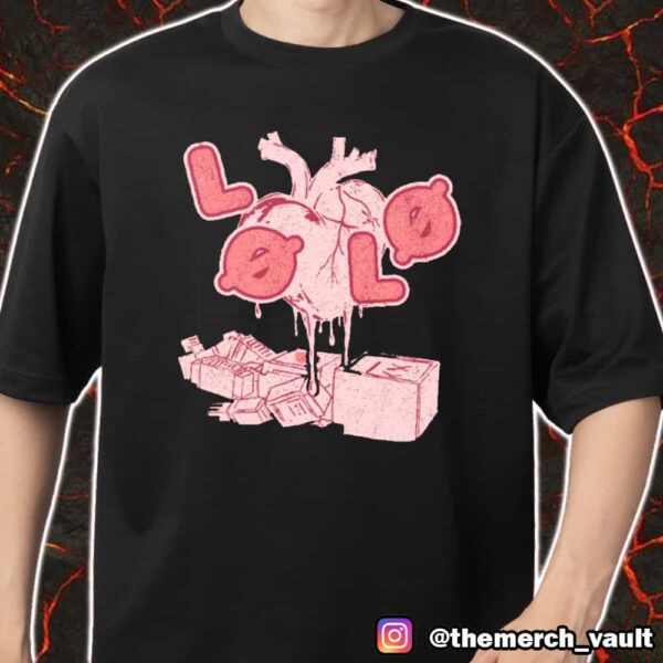 Official LØLØ Merchandise Robot Heart Design Art By dxvidesigns Unisex T-Shirt