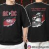 Iron Maiden Run For Your Lives 2025 World Tour Eddie Wants To Axe You A Question Artwork With Tour Dates Backprint Unisex T-Shirt Merchandise