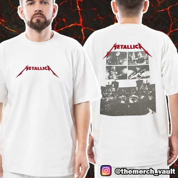Official Metallica Pop Up Shop 2025 Tour M72 Band Members North American Tour Unisex T-Shirt Merch