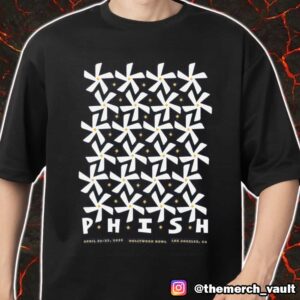 Official Phish Band Merch April 25-27 2025 At Hollywood Bowl Los Angeles CA Unisex T-Shirt