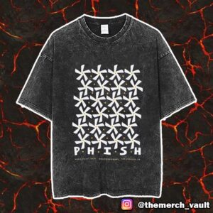 Official Phish Band Merch April 25-27 2025 At Hollywood Bowl Los Angeles CA Unisex Vintage Washed T-Shirt