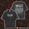 Dark Dimensions Presents HammerFall Freedom World Crusade South America 2025 Poster Tour Dates Unisex Two Sided Washed T-Shirt