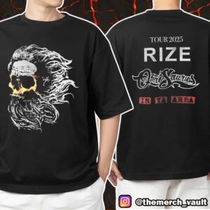 Official RIZE Tour 2025 NOLU Skull Zeus RIZE x OZROSAURUS Limited Unisex T-Shirt Merchandise