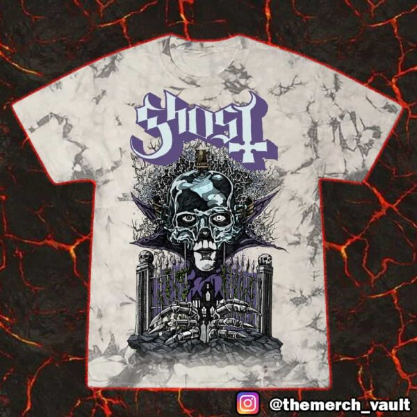 Official The Ghost Band Merch At The Gates Crystal Tie Dye Unisex T-Shirt