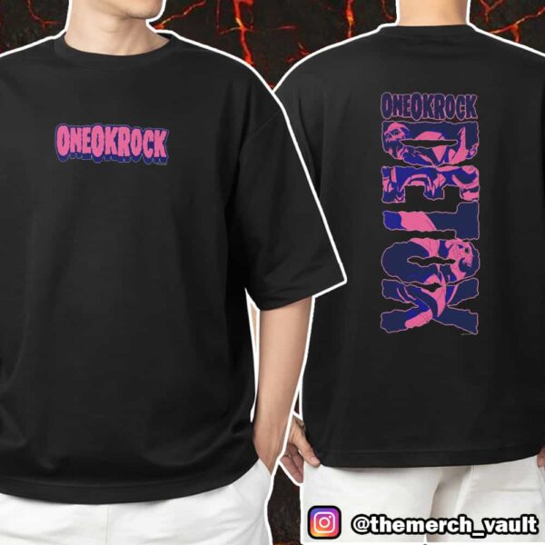 One OK Rock Detox Japan Tour 2025 Merchandise Logo Text Unisex T-Shirt Merchandise