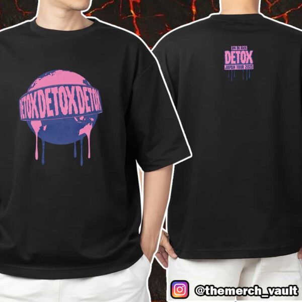 One OK Rock Detox Japan Tour 2025 Merchandise Planet Logo Unisex T-Shirt Merchandise