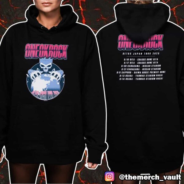 One OK Rock Detox Japan Tour 2025 Merchandise Tour Dates Unisex T-Shirt Merchandise