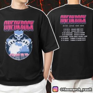 One OK Rock Detox Japan Tour 2025 Merchandise Tour Dates Unisex T-Shirt Merchandise