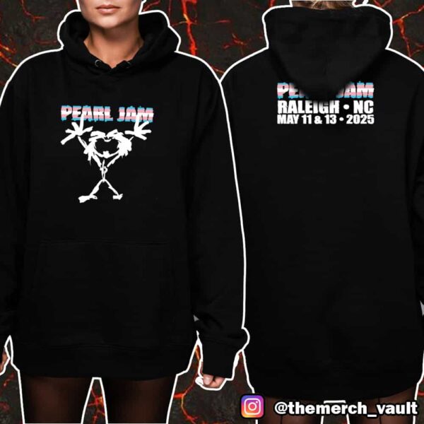 Pearl Jam Dark Matter Tour 2025 With Teen Jesus And The Jean Teasers May 11 2025 At Lenovo Center Raleigh NC Trans Stickman Event Tee Merch Unisex T-Shirt Merchandise