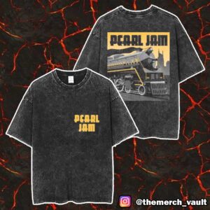 Pearl Jam Dark Matter Tour Event Tee Artwork By Ian Williams May 8 2025 At Nashville Bridgestone Arena With Teen Jesus And The Jean Teasers Unisex Washed T-Shirt