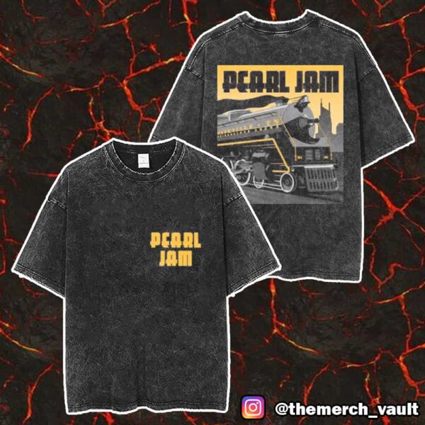Pearl Jam Dark Matter Tour Event Tee Artwork By Ian Williams May 8 2025 At Nashville Bridgestone Arena With Teen Jesus And The Jean Teasers Unisex Washed T-Shirt