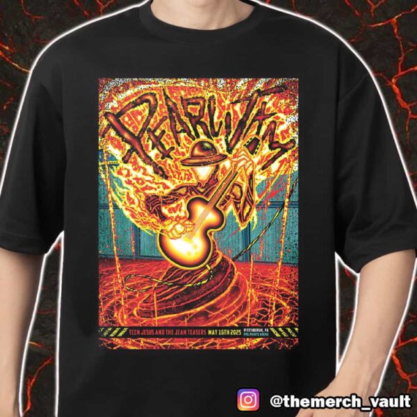 Pearl Jam Dark Matter Tour May 16 2025 At PPG Paints Arena Pittsburgh PA Event Poster Artwork By Brad Klausen Merch Unisex T-Shirt
