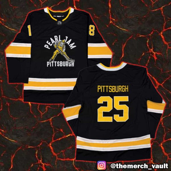 Pearl Jam Dark Matter Tour May 16 2025 At PPG Paints Arena Pittsburgh PA Event Hockey Jersey Shirt