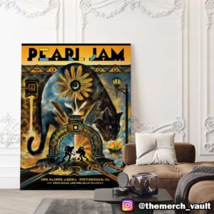 Pearl Jam Dark Matter Tour May 18 2025 At PPG Paints Arena Pittsburgh PA With Teen Jesus And The Jean Teasers Event Poster By Zeb Love Poster Canvas Home Decor