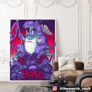 Primus Event Poster Artwork By James Mazza May 18th 2025 At EagleBank Arena Fairfax VA Poster Canvas Home Decor