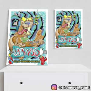 Primus Event Poster Artwork By kevinsaneart May 15 2025 At TD Pavilion At The Mann Center For The Performing Arts Poster Canvas