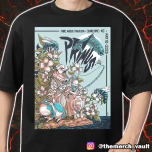 Primus May 10 2025 Event Poster By Kaia Sauter At PNC Music Pavilion Charlotte NC Merch Unisex T-Shirt