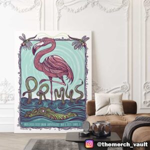 Primus May 8 2025 At MidFlorida Credit Union Amphitheatre Tampa FL Poster Event By Doug Boehm Poster Canvas Home Decor