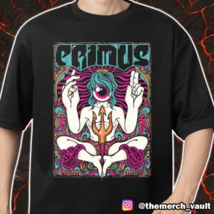 Primus Poster Event Design Artwork By Billy Delicious Design League Baumann May 11 2025 At Veterans United Home Loan Amphitheater Virginia Beach VA Merch Unisex T Shirt