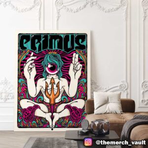 Primus Poster Event Design Artwork By Billy Delicious Design League Baumann May 11 2025 At Veterans United Home Loan Amphitheater Virginia Beach VA Poster Canvas Home Decor