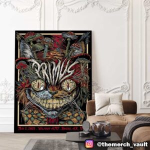 Primus Poster Show Tonight By Rhys Cooper May 2 2025 At Walmart AMP Rogers AR USA Limited Edition Canvas Poster