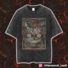 Puscifer Wearable Mask Redacted May 2 2025 At Rogers AR Walmart AMP As Seen In Area 51 Poster Show By Jeremy Packer Unisex Vintage Washed T-Shirt