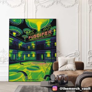 Puscifer Event Poster Show May 6 2025 At Hard Rock Live Hollywood Florida Artwork Design By Lewy Jones Canvas Poster