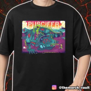 Puscifer Poster Event By James Mazza May 8 2025 At MidFlorida Credit Union Amphitheatre Tampa FL Merch Unisex T-Shirt