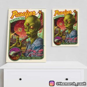 Puscifer Poster Show By Max Mahn May 1st 2025 At BOK Center Tulsa OK Limited Edition Poster Canvas