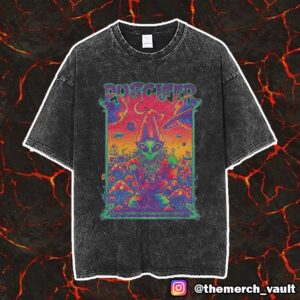 Puscifer Poster Show By Zazz May 11 2025 At Veterans United Home Loan Amphitheater Virginia Beach VA Unisex Vintage Washed T-Shirt