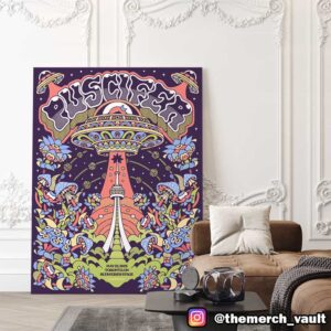 Puscifer Poster Show May 22 2025 At Budweiser Stage Toronto ON Artwork Design By Tiffany Chin Poster Canvas Home Decor