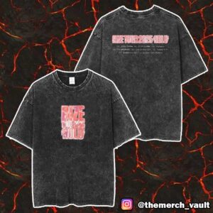 RIZE Tour 2025 NOLU Merch ZEUS With Tour Dates Unisex Two Sided Washed T-Shirt