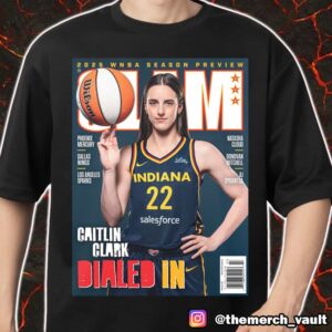 SLAM Cover Magazine Issue 256 2025 WNBA Season Preview Caitlin Clark May 2025 Cover 3 Of 5 Indiana Fever Collection Merch Unisex T-Shirt