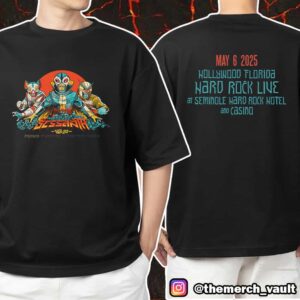 Sessanta 61st Birthday Maynard James Keenan Event Tee May 6 2025 Hollywood Florida Hard Rock Live At Seminole Hard Rock Hotel And Casino Unisex T-Shirt Merchandise