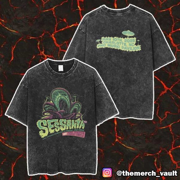 Sessanta V2.0 61st Birthday Celebration For Maynard James Keenan May 10 2025 At Charlotte NC PNC Music Pavilion Unisex Washed T-Shirt