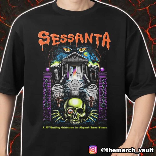 Sessanta V2.0 61st Birthday Celebration For Maynard James Keenan May 11st 2025 At Veterans United Home Loans Amphitheater Virginia Beach Event Tee Merch Unisex T-Shirt
