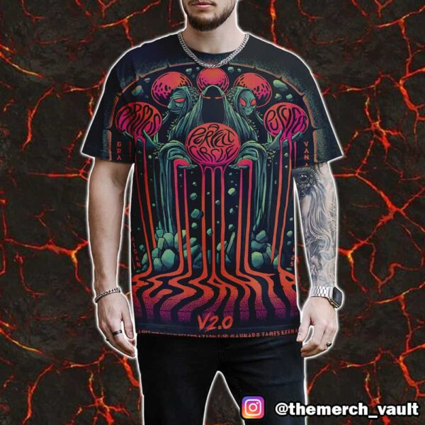 Sessanta V2.0 61st Birthday Celebration For Maynard James Keenan With Primus x Puscifer x A Perfect Circle At Van Andel Arena May 28 2025 Event Poster All Over Print T-Shirt